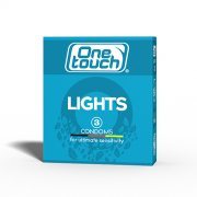 Prezervatyvai ONE TOUCH LIGHTS, 3 vnt