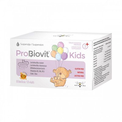 PROBIOVIT® KIDS Suspensija, 8 buteliukai
