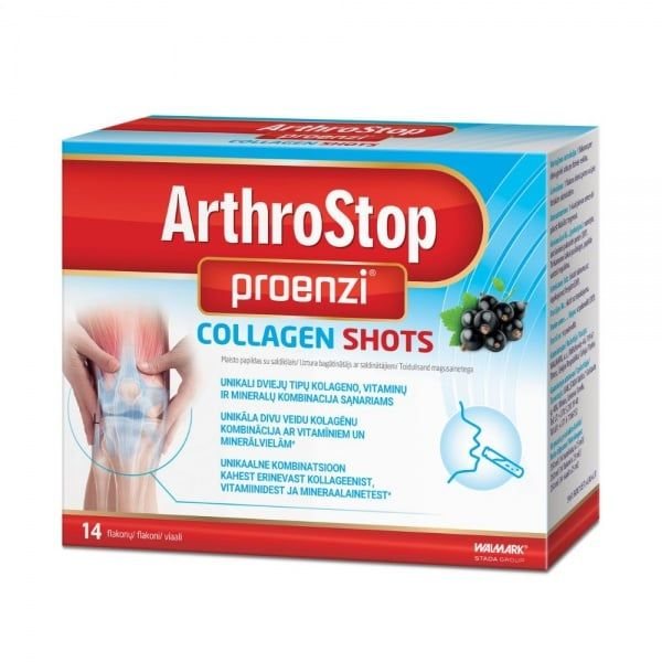 PROENZI ARTHROSTOP maisto papildas COLLAGEN SHOTS, 14 vnt