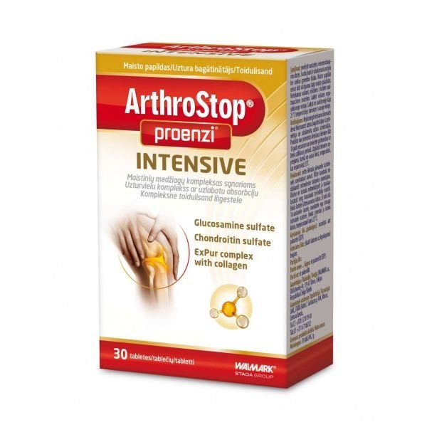 PROENZI ARTHROSTOP maisto papildas INTENSIVEM, 30 tab.