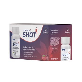 PROERECTA geriamas maisto papildas SHOT, x 8, 8 vnt., 60 ml