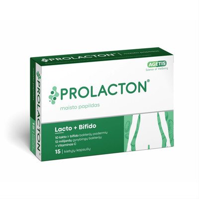 PROLACTON, 15 kapsulių