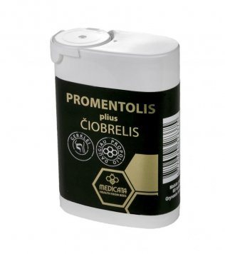 PROMENTOLIS plius ČIOBRELIS tabletės N60