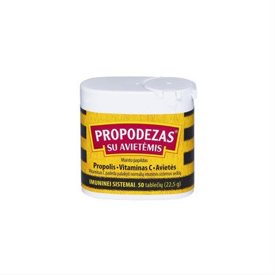 PROPODEZAS SU AVIETĖMIS, 50 tablečių