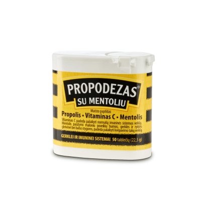PROPODEZAS su mentoliu, tabletės N50