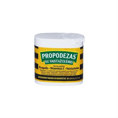 PROPODEZAS SU VAISTAŽOLĖMIS, 50 tablečių