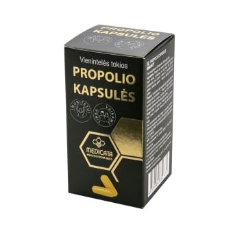 PROPOLIO KAPSULĖS, 40 kapsulių