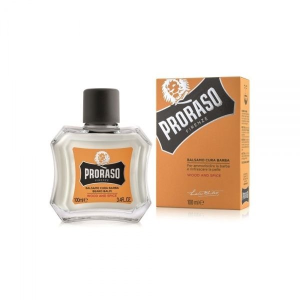PRORASO barzdos balzamas WOOD & SPICE, 100 ml