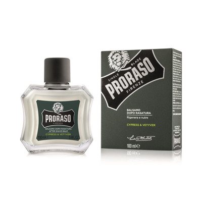 PRORASO CYPRESS & VETYVER AFTER SHAVE BALM, balzamas po skutimosi, 100 ml