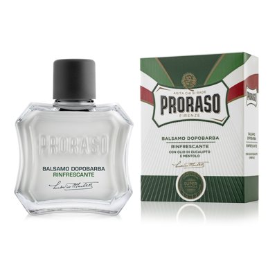 PRORASO GREEN AFTER SHAVE BALM, gaivinantis balzamas po skutimosi, 100 ml