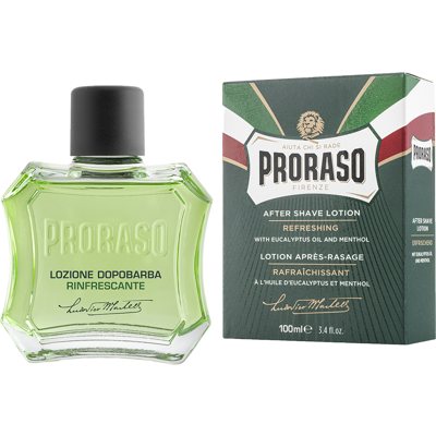 PRORASO GREEN AFTER SHAVE LOTION, gaivinantis losjonas po skutimosi, 100 ml