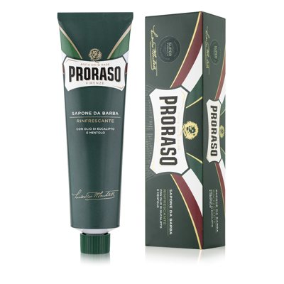 PRORASO GREEN SHAVING CREAM, gaivinantis skutimosi kremas, 150 ml