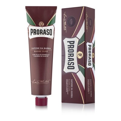 PRORASO RED SHAVING CREAM, maitinantis skutimosi kremas, 150 ml