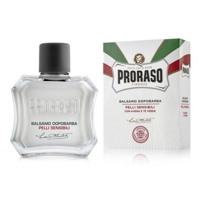 PRORASO WHITE AFTER SHAVE BALM, raminantis balzamas po skutimosi, 100 ml