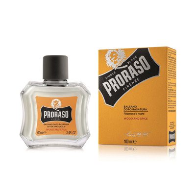 PRORASO WOOD & SPICE AFTER SHAVE BALM, balzamas po skutimosi, 100 ml