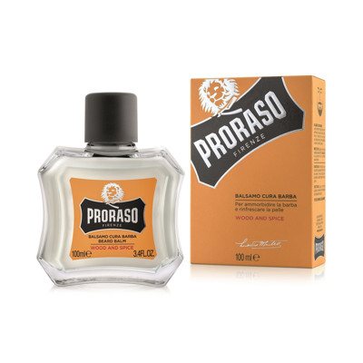 PRORASO WOOD & SPICE BEARD BALM, barzdos balzamas, 100 ml