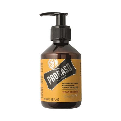 PRORASO WOOD & SPICE BEARD WASH, barzdos šampūnas, 200 ml