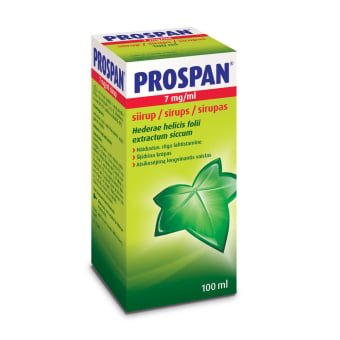 Prospan, ir dozavimo taurelė, Sirupas, N1, 100 ml