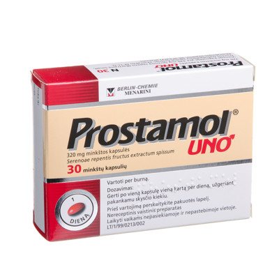 PROSTAMOL UNO, 320 mg, minkštosios kapsulės, N30