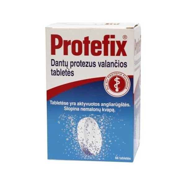 PROTEFIX protezų tabletės AKTIV-REINIGER, 66 vnt