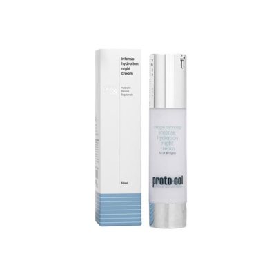 PROTO-COL intensyviai drėkinantis naktinis veido kremas su kolagenu, 50 ml