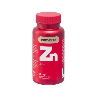 PROVISOR CINKO BISGLICINATAS, 25 mg, 60 tablečių