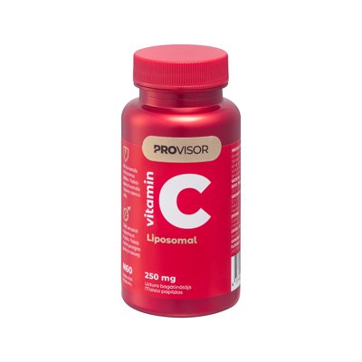 PROVISOR LIPOSOMINIS VITAMINAS C 250 MG, 60 kapsulių