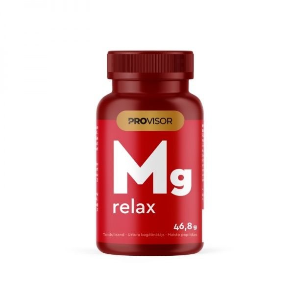 PROVISOR maisto papildas MAGNESIUM RELAX, 60 kaps.