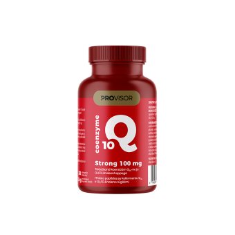 PROVISOR Q10 STRONG 100 MG su alfa-linoleno rūgštimi, 30 kapsulių