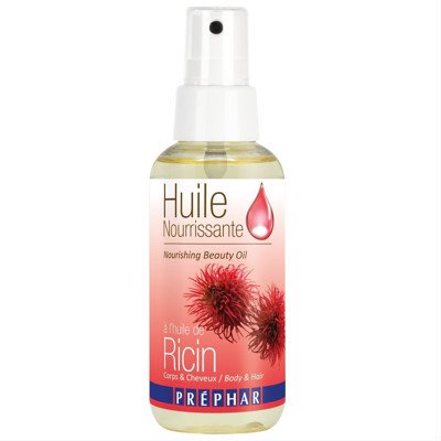 PRÉPHAR, maitinamasis ricinos aliejus kūnui ir plaukams, 100 ml