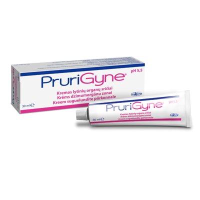 PRURIGYNE, kremas lytinių organų sričiai, pH 5,5, 30 ml