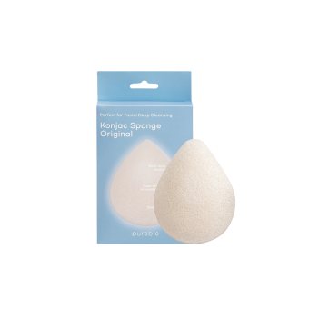 PURABLE kempinė veidui valyti KONJAC SPONGE ORIGINAL, 1 vnt