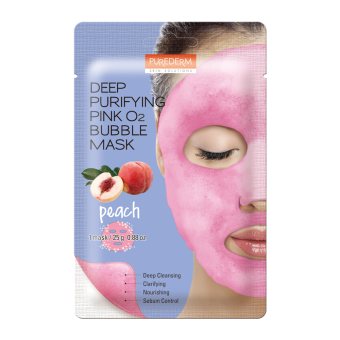 PUREDERM giliai valanti putojanti veido kaukė PEACH, 25 g