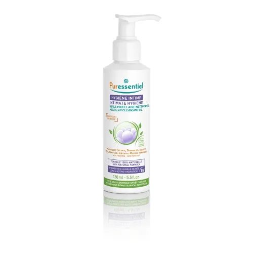 Puressentiel Intymios higienos valomasis micelinis aliejus, 150 ml