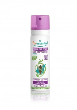 PURESSENTIEL nuo galvos utėlių purškiamas repelentas, 75 ml