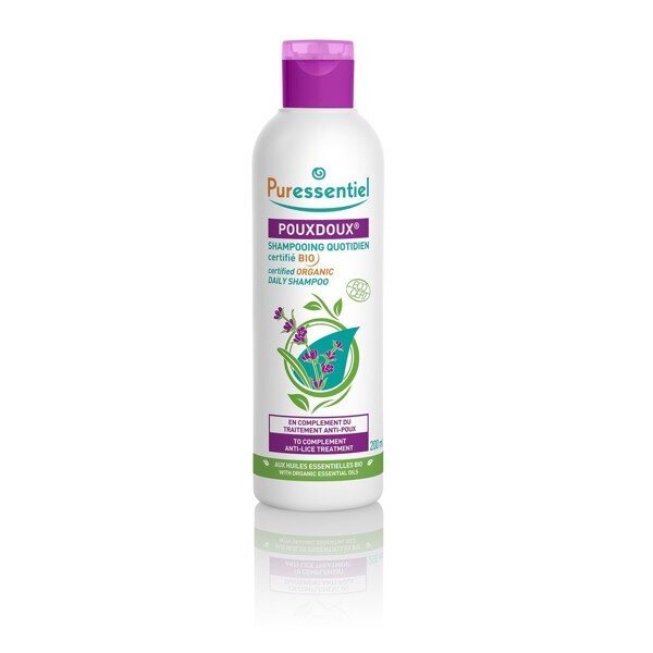 Puressentiel šampūnas, (papildoma priemonė utėlėms naikinti), 200 ml