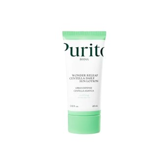 PURITO apsauginis kremas nuo saulės SPF50+, Wonder Releaf Centella Daily, 60 ml