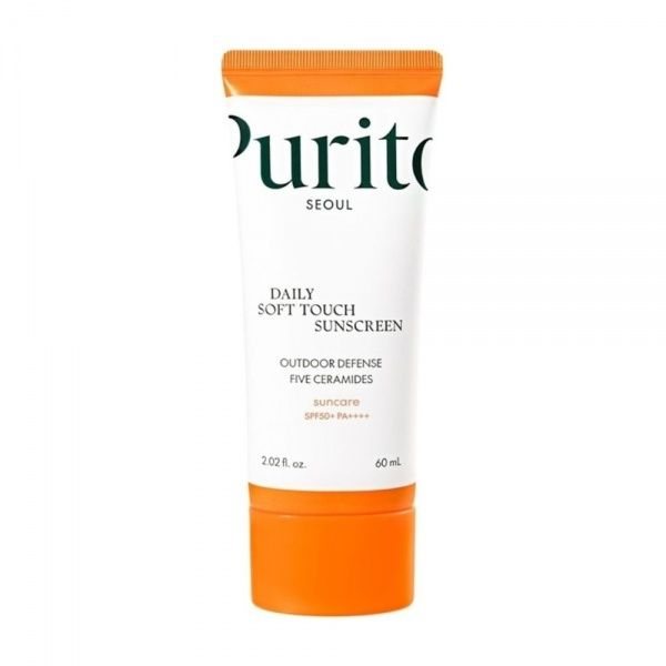 PURITO apsauginis veido kremas nuo saulės DAILY SOFT TOUCH SUNSCREEN MINI, SPF50+, 15 ml