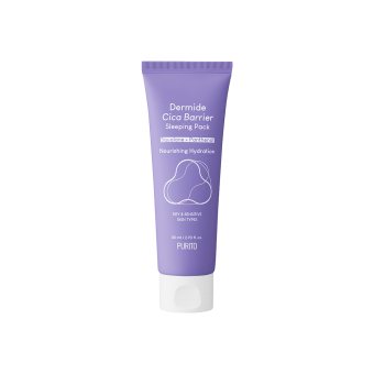 PURITO naktinė kaukė su centele DERMIDE CICA BARRIER SLEEPING PACK, 80 ml