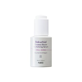 PURITO serumas su bakučioliu BAKUCHIOL TIMELESS BLOOM REVITALIZING SERUM, 30 ml