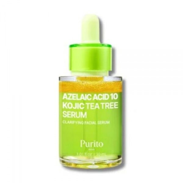 PURITO veido serumas AZELAIC ACID 10 KOJIC TEA TREE SERUM, 30 ml