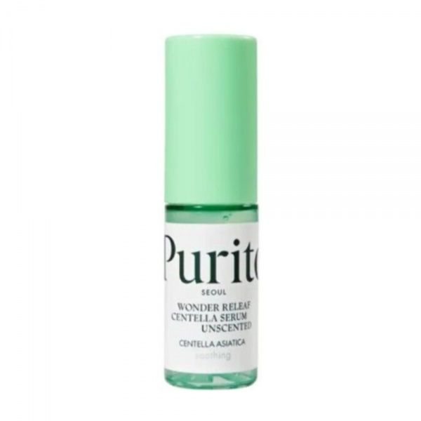 PURITO veido serumas WONDER RELEAF CENTELLA SERUM UNSCENTED MINI, 15 ml