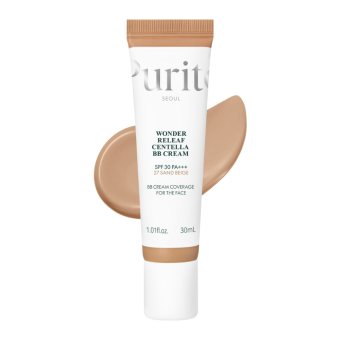PURITO Wonder Releaf Centella BB Cream Natural Fit veido kremas #27 Sand Beige, 30 ml