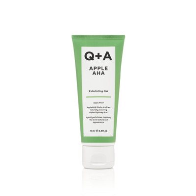 Q+A APPLE AHA EXFOLIATING GEL, gelinis veido šveitiklis, 75 ml
