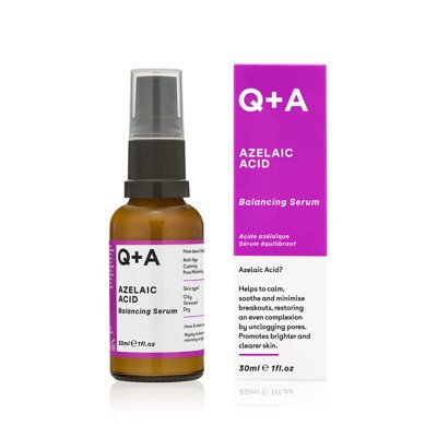 Q+A AZELAIC ACID BALANCING SERUM, odą balansuojantis veido serumas, 30 ml