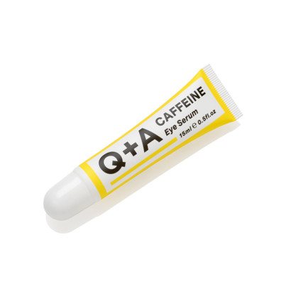 Q+A CAFFEINE EYE SERUM, paakių serumas su kofeinu, 15 ml