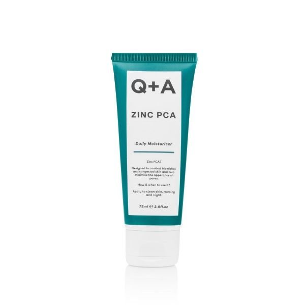 Q+A drėkinamasis veido kremas ZINC PCA, 75 ml