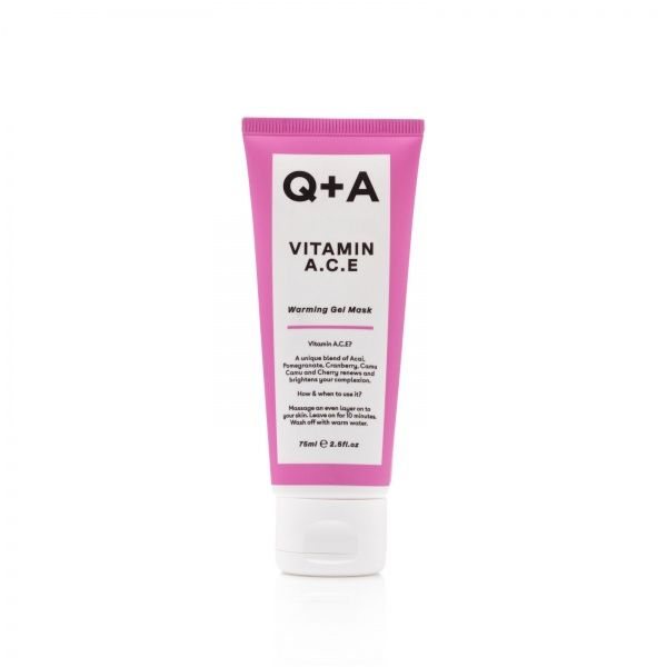 Q+A gelinė veido kaukė VITAMIN A.C.E, 75 ml