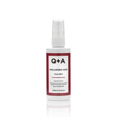 Q+A HYALURONIC ACID FACE MIST, drėkinamoji veido dulksna, 100 ml