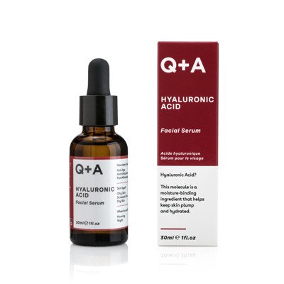 Q+A HYALURONIC ACID FACIAL SERUM, veido serumas su hialuronu, 30 ml